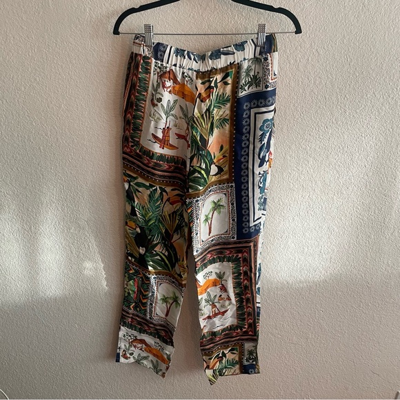 NWT Farm Rio Mixed Scarf Pants - Picture 7 of 7